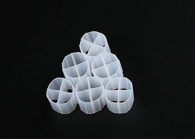 혐기성 생물인 하얀 25X4mm 생물학적 이동 베드 필터 1